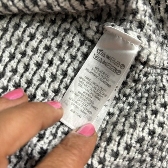 Christian Siriano New York Turtleneck Sweater Gingham Women’s Small EXCELLENT‎ - Picture 8 of 9